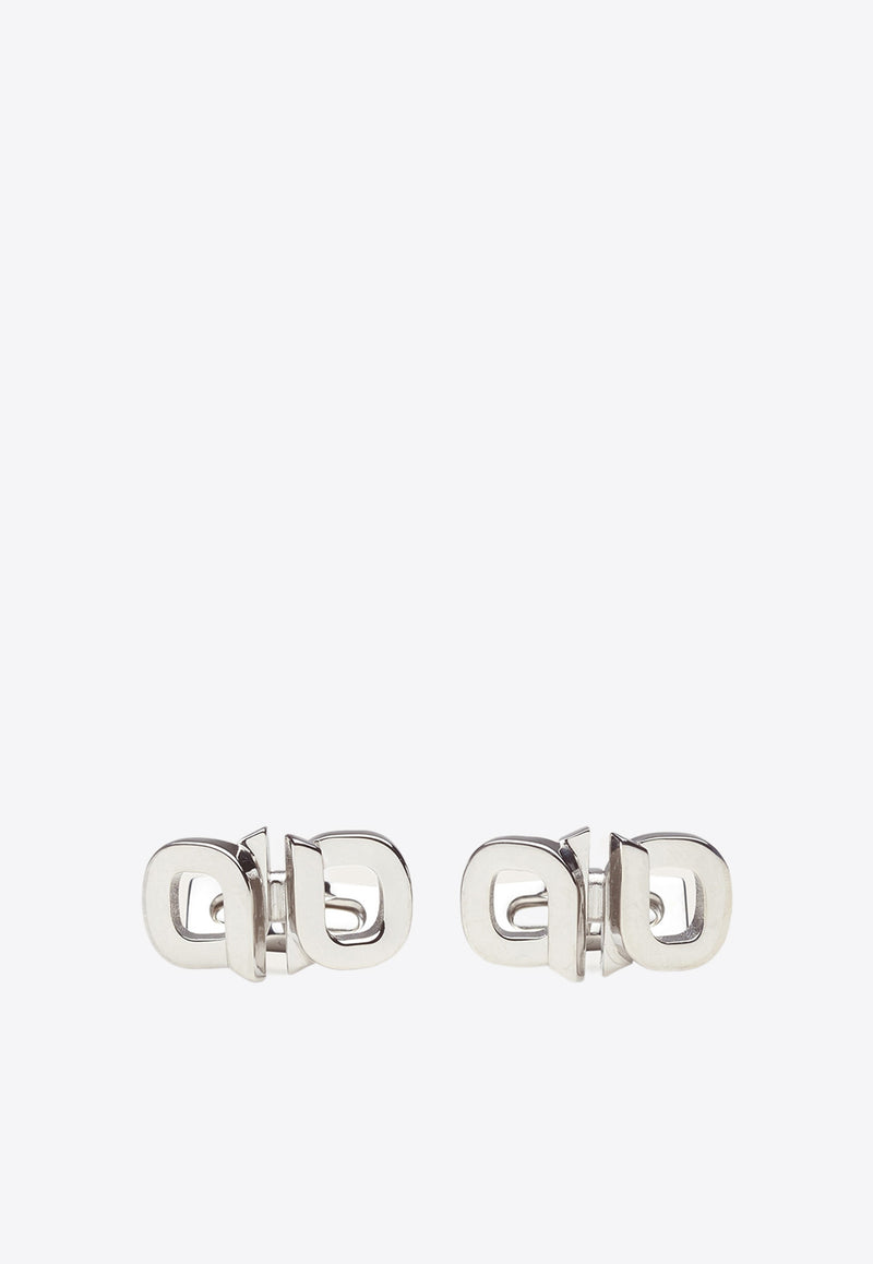 Salvatore Ferragamo Double-Gancini Cufflinks 770342 CLNK DOUBPOP 771345 PLD