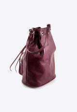 La Rose Leather Satchel Bag Bordeaux 50141_61