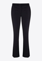 L
autre Chose Cropped Tailored Pants Blue B1560210032U749