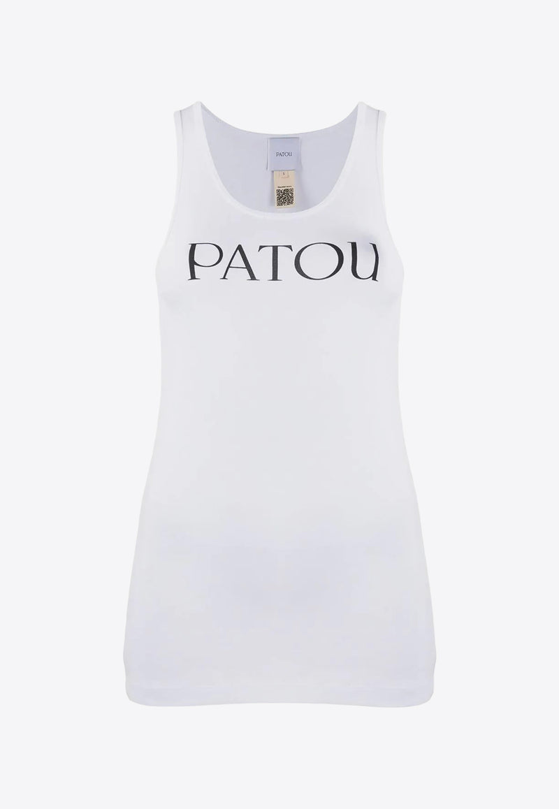 Patou Iconic Logo Tank Top White JE0159994_001W