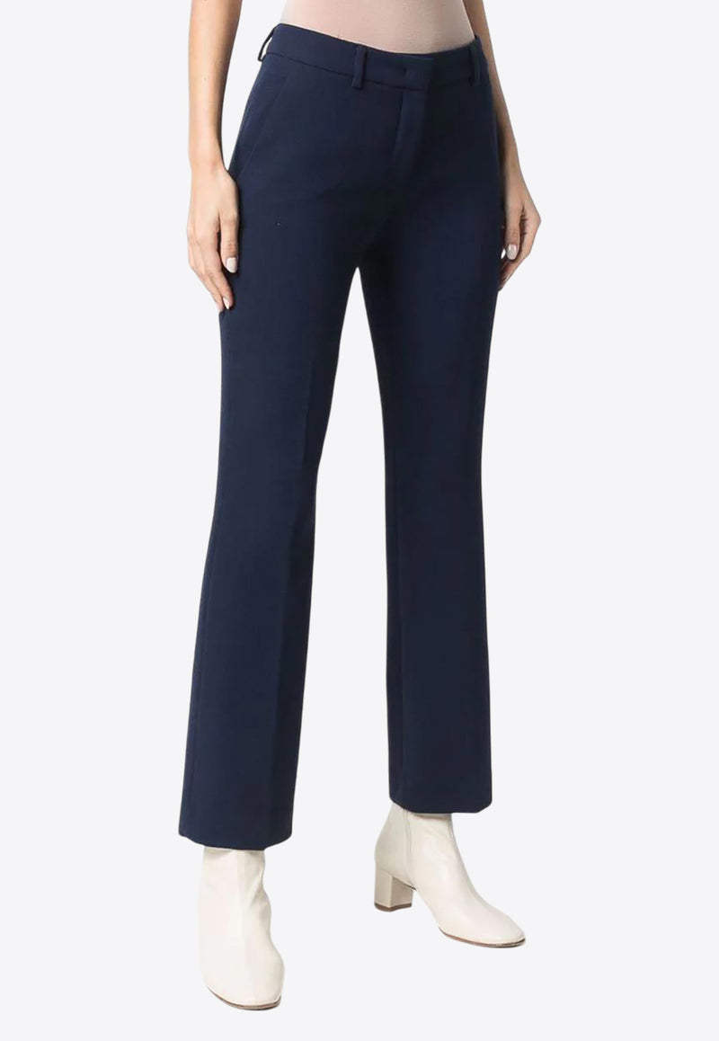 L
autre Chose Cropped Tailored Pants Blue B2560210047U789