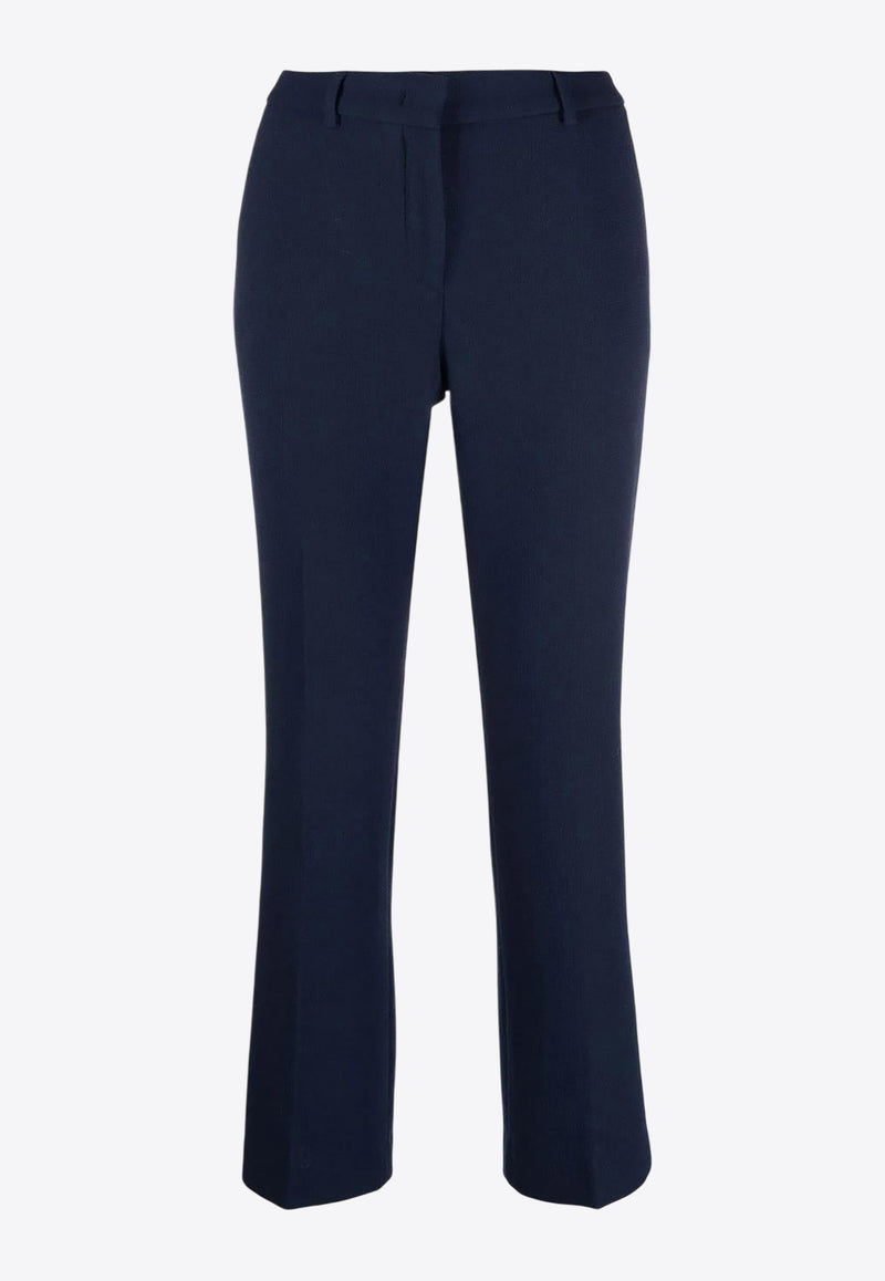 L
autre Chose Cropped Tailored Pants Blue B2560210047U789