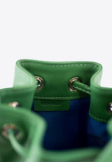 La Rose Leather Satchel Bag Green 50141_40