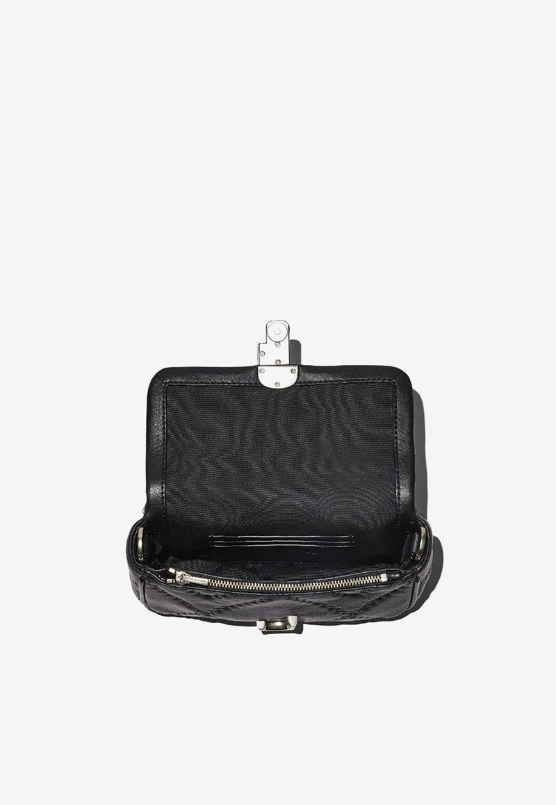 Marc Jacobs The Mini Quilted J Marc Crossbody Bag Black 2S3HSH016H03_001