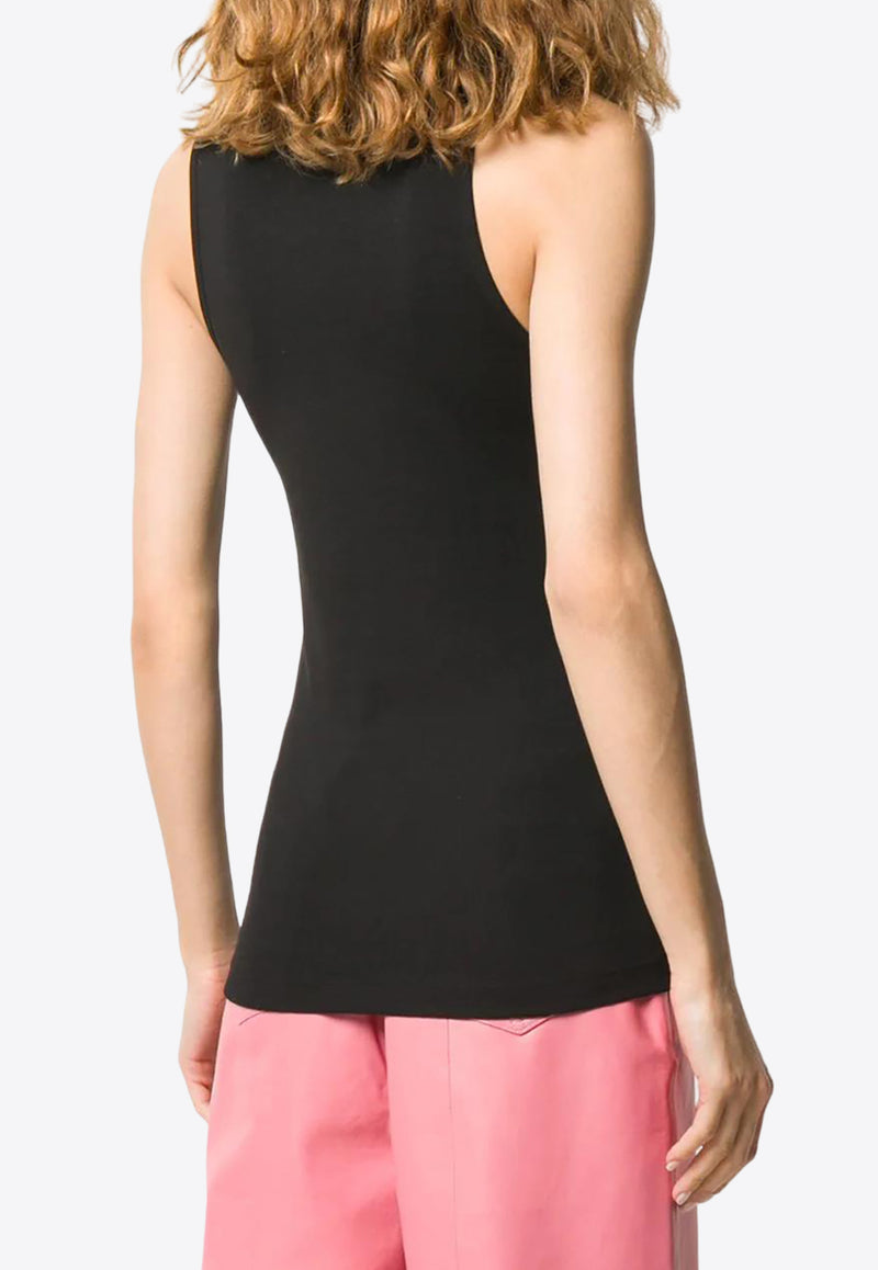 Patou Iconic Logo Tank Top Black JE0159994_999B