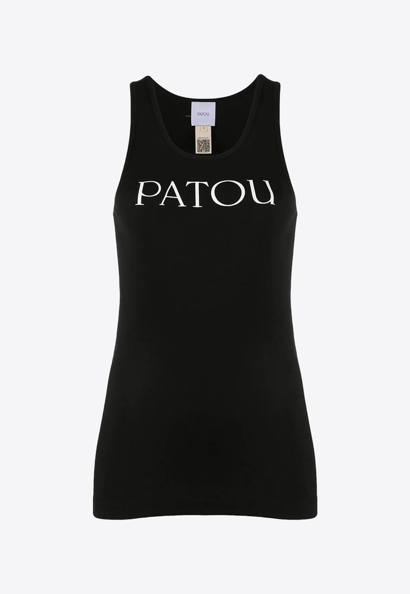 Patou Iconic Logo Tank Top Black JE0159994_999B