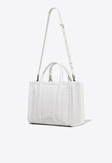 Marc Jacobs The Medium Croc-Embossed Leather Tote Bag White H045L01RE22_111