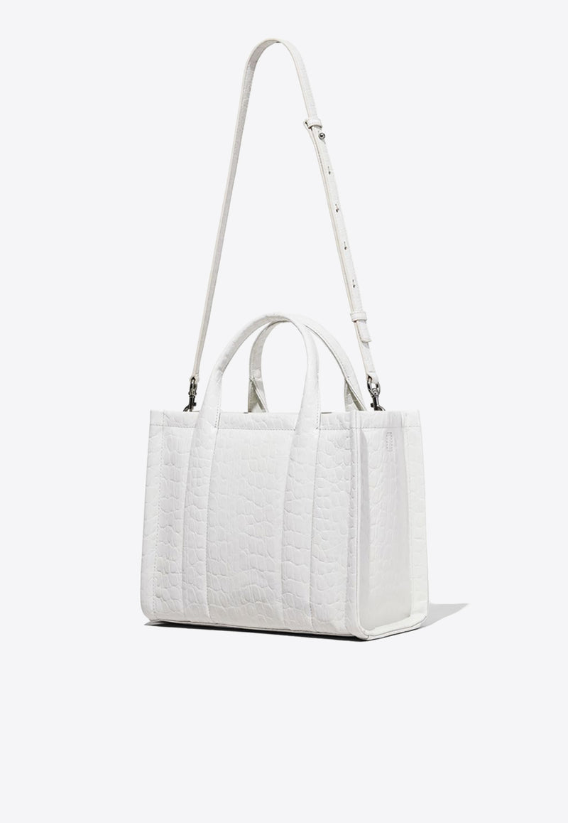 Marc Jacobs The Medium Croc-Embossed Leather Tote Bag White H045L01RE22_111