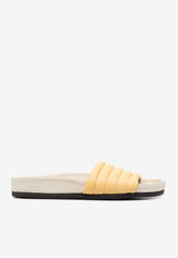 Isabel Marant Shellea Padded Slides SD0018022P07_7S10 Yellow