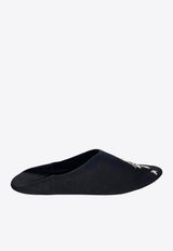 ANTIPAST Embroider Babouche Slippers Black SH9BM_BLACK