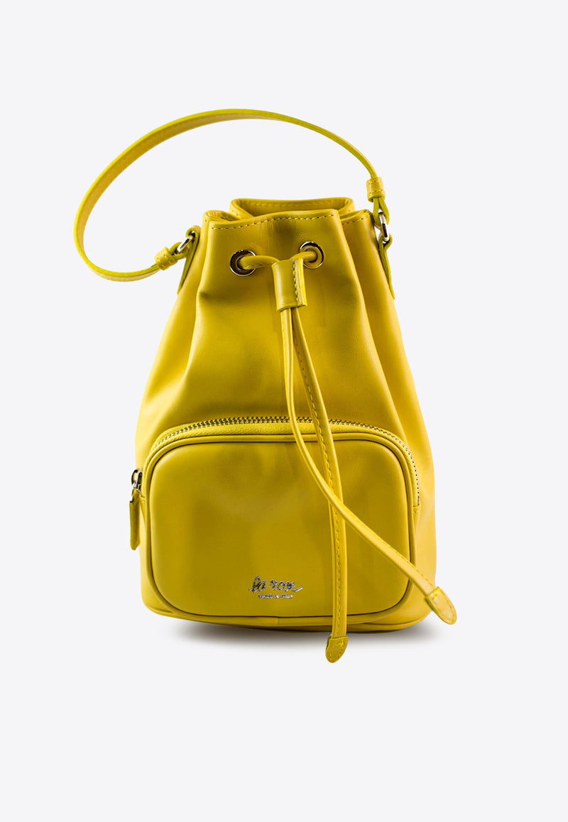 La Rose Leather Satchel Bag Yellow 50141_28