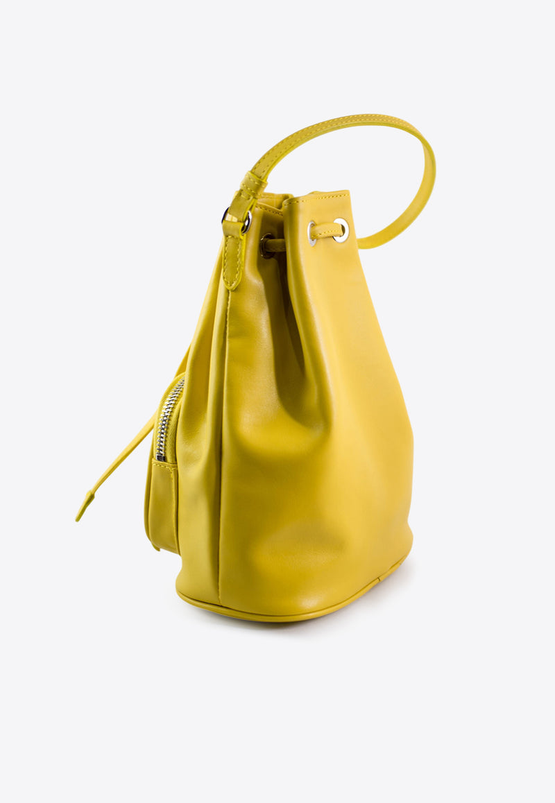 La Rose Leather Satchel Bag Yellow 50141_28