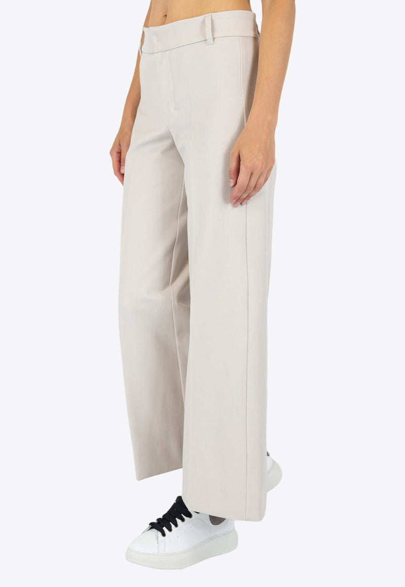 S Max Mara Sale Tailored Flared Pants White 91360403600SALE_019