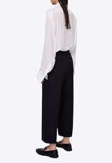 Stella McCartney Cropped Tailored Pants in Wool 6401373CU704_1000 Black