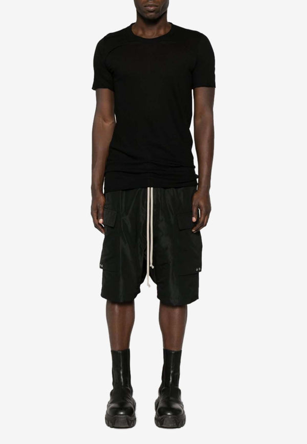 Rick Owens Drawstring Cargo Shorts Black RU01D3389FK_09