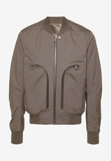 Rick Owens Bauhaus Flight Bomber Jacket Gray RU01D3791TE_34