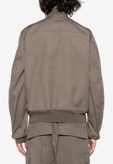 Rick Owens Bauhaus Flight Bomber Jacket Gray RU01D3791TE_34