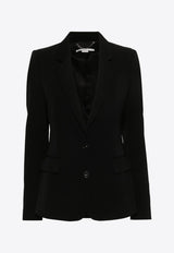 Stella McCartney Single-Breasted Blazer in Wool 6500943CU704_1000 Black