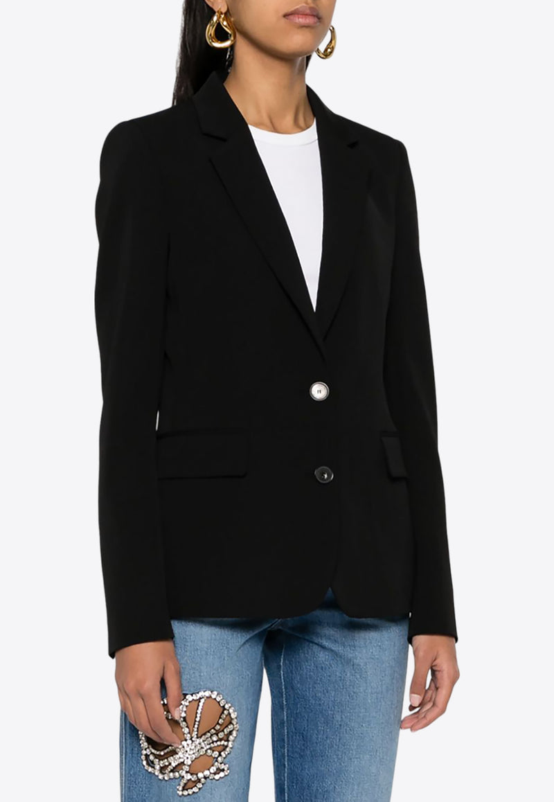 Stella McCartney Single-Breasted Blazer in Wool 6500943CU704_1000 Black