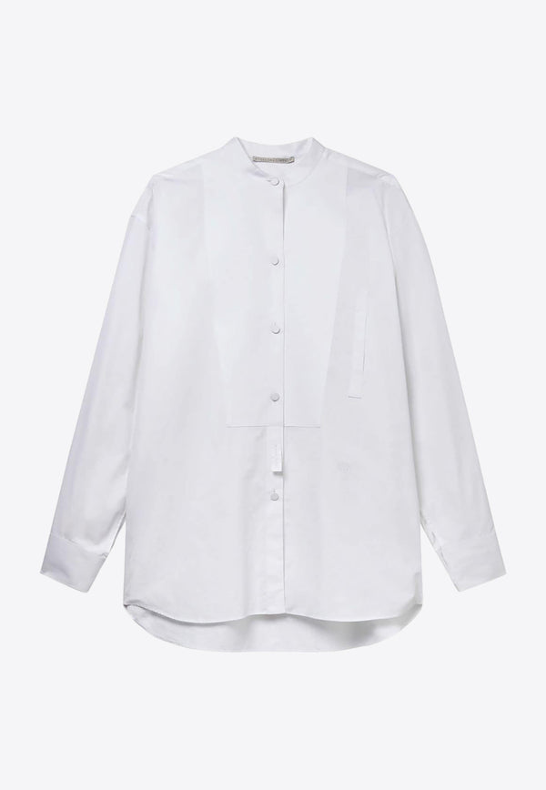 Stella McCartney Long-Sleeved Plastron Shirt 620114SMA90_9000