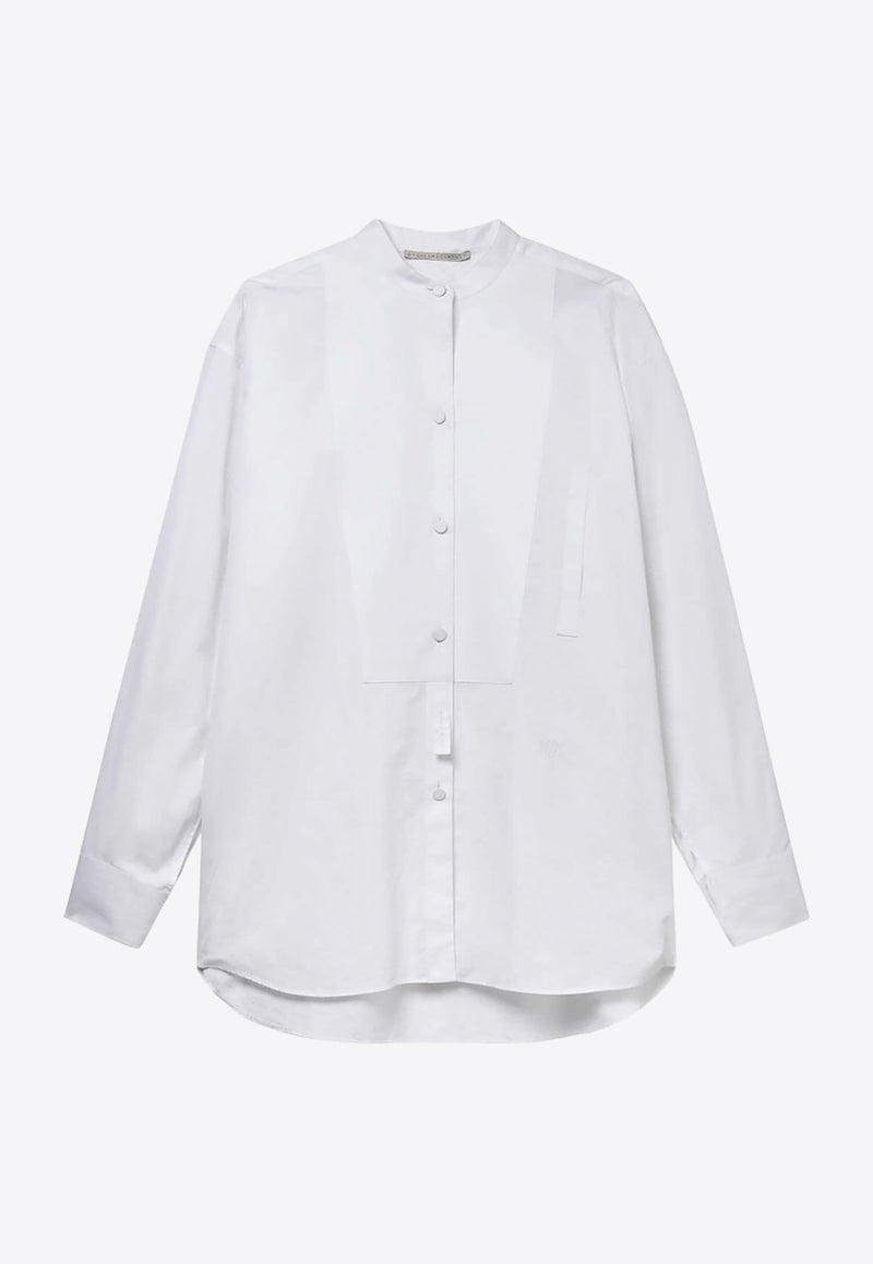 Stella McCartney Long-Sleeved Plastron Shirt 620114SMA90_9000