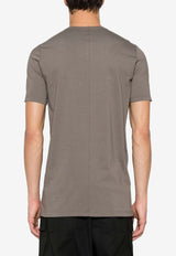 Rick Owens Paneled Crewneck T-Shirt Gray RU01D3264JA_34