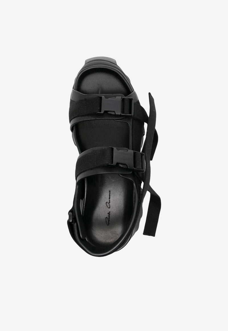 Rick Owens Tractor Chunky Sandals Black RP01D2885LOO_99