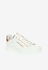 Dolce 
Gabbana Portofino Leather Sneakers White CK1602 AN298-8B996