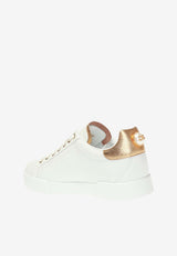 Dolce 
Gabbana Portofino Leather Sneakers White CK1602 AN298-8B996