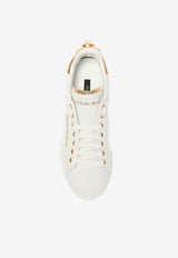 Dolce 
Gabbana Portofino Leather Sneakers White CK1602 AN298-8B996