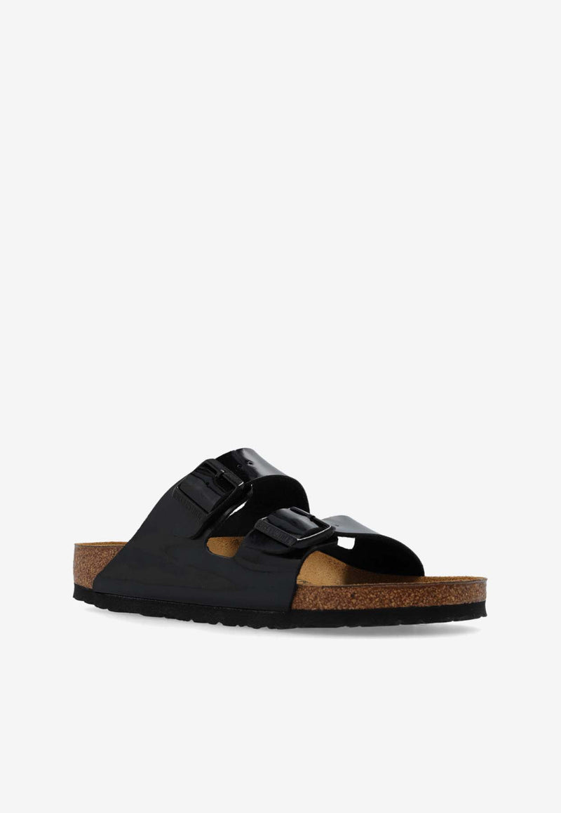 Birkenstock Arizona Patent Leather Slides Black 1005292 F-PATENT BLACK