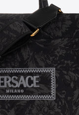 Versace Small Barocco Athena Top Handle Bag Black 1011564 1A09741-2BM0V