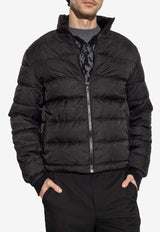 Versace Barocco Light Puffer Jacket Black 1013537 1A09785-1B000