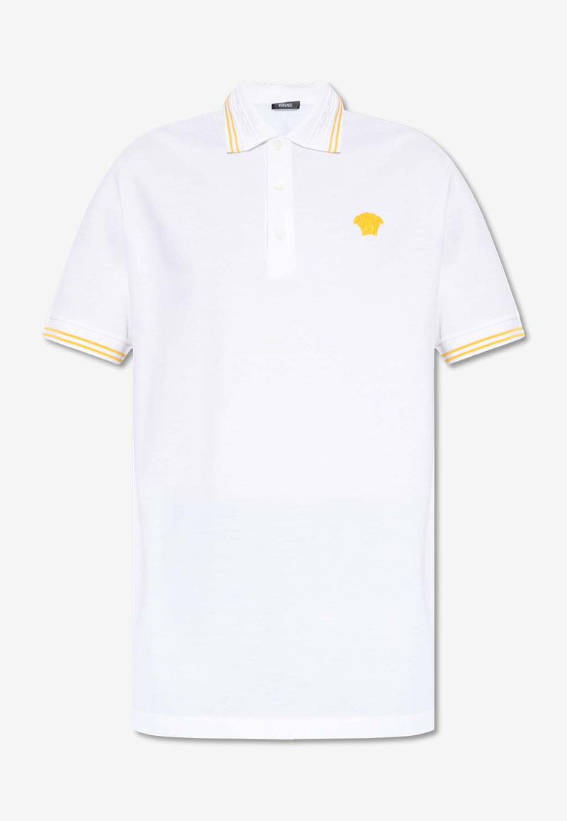 Versace Medusa Polo T-shirt White 1013910 1A09860-1W000