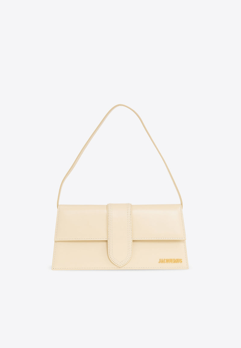 Jacquemus Le Bambino Long Leather Shoulder Bag Cream 221BA013 3060-120