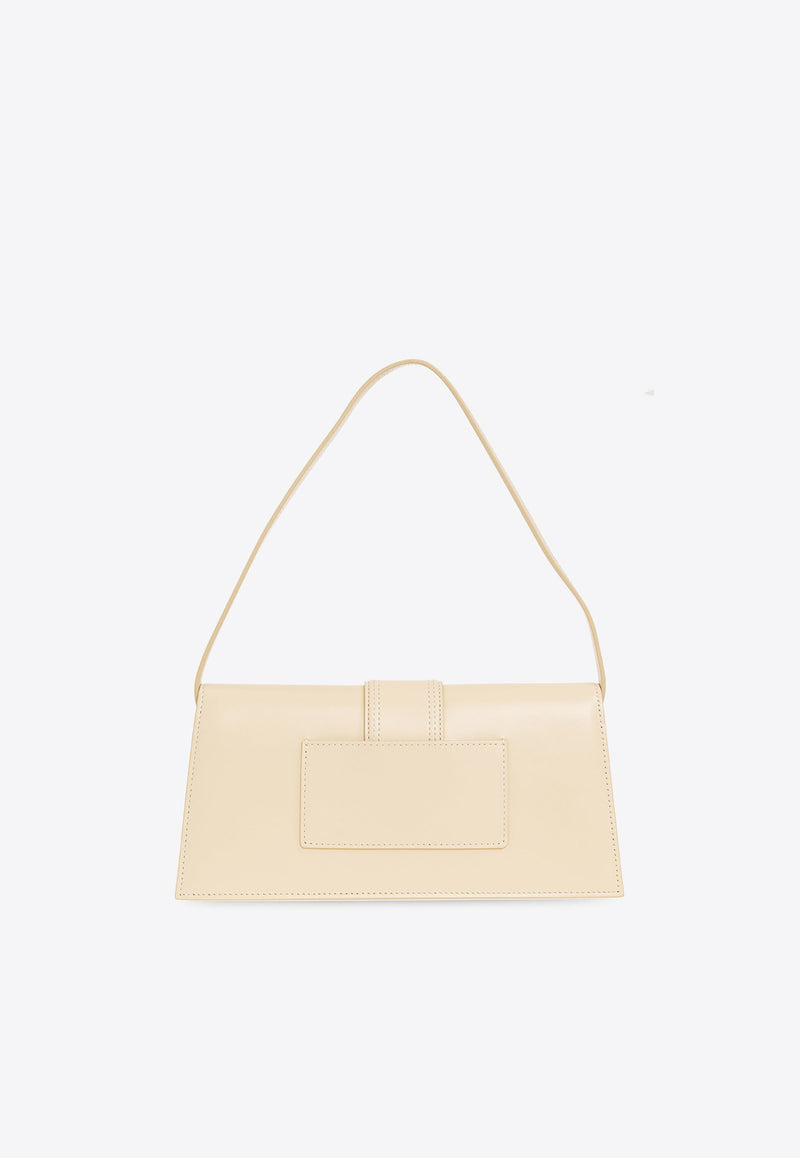 Jacquemus Le Bambino Long Leather Shoulder Bag Cream 221BA013 3060-120