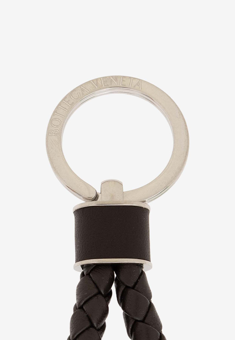 Bottega Veneta Intrecciato Leather Key-ring Fondant 709727 VMAY1-2145