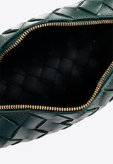 Bottega Veneta Mini Loop Intrecciato Leather Shoulder Bag Emerald Green 723547 V1G11-3049