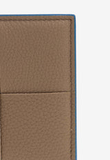 Bottega Veneta Cassette Bi-Fold Wallet in Intrecciato Leather Argil 749455 VCP14-2569