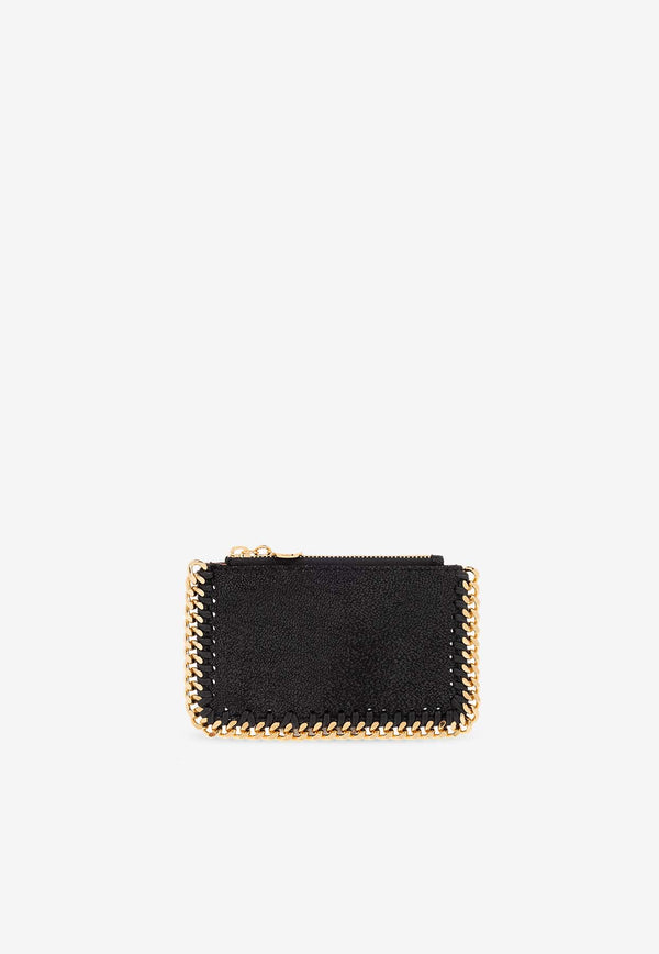 Stella McCartney Falabella Zipped Cardholder Black 422364 W9355-1000