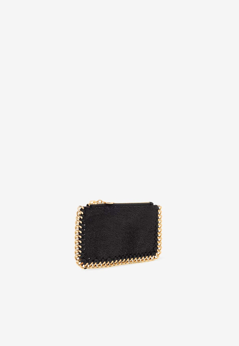 Stella McCartney Falabella Zipped Cardholder Black 422364 W9355-1000