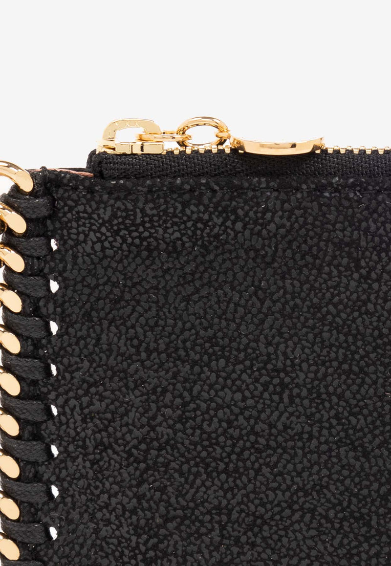 Stella McCartney Falabella Zipped Cardholder Black 422364 W9355-1000