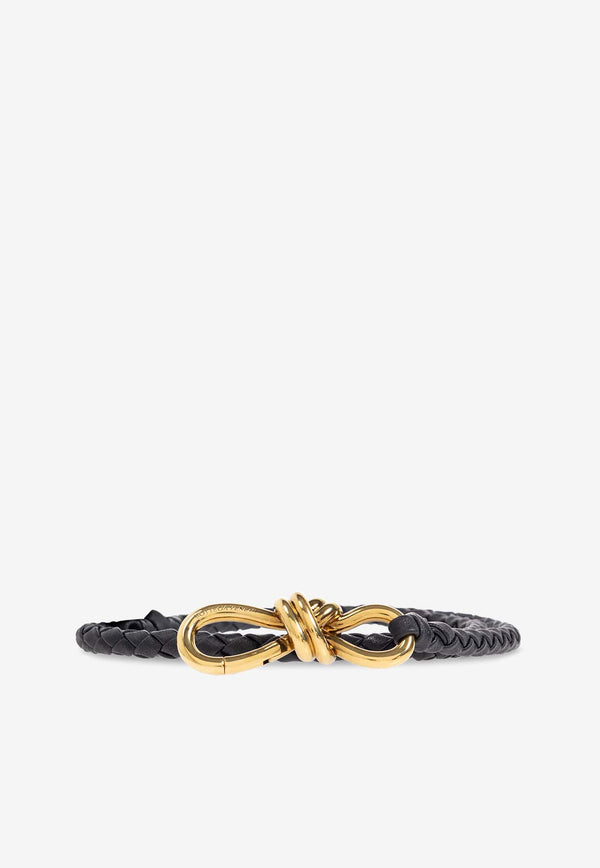 Bottega Veneta Andiamo Knotted-Buckle Belt Space 766135 V0HW1-8847