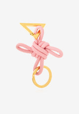 Bottega Veneta Nappa Leather Knotted Key-ring Ribbon 619100 V0050-5832