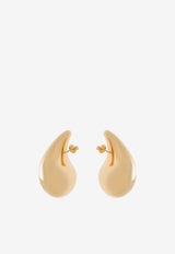 Bottega Veneta Large Drop-Shaped Earrings Gold 720038 VAHU0-8120