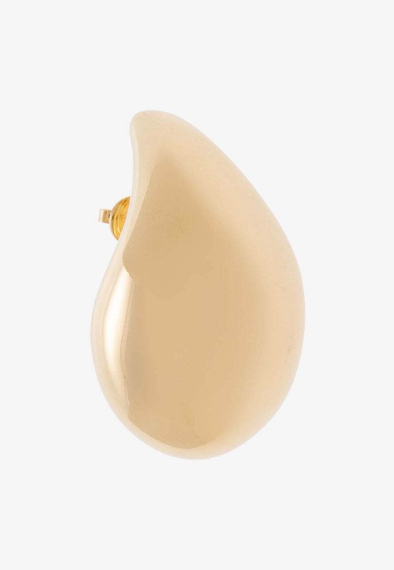 Bottega Veneta Large Drop-Shaped Earrings Gold 720038 VAHU0-8120