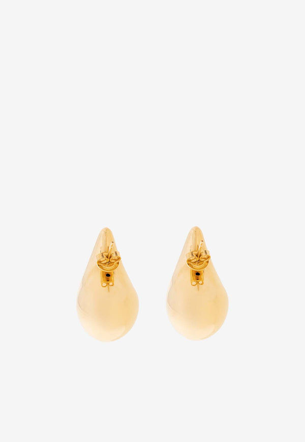 Bottega Veneta Small Drop-Shaped Earrings Gold 716783 VAHU0-8120