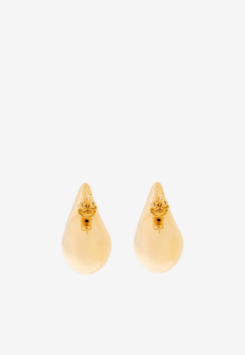 Bottega Veneta Small Drop-Shaped Earrings Gold 716783 VAHU0-8120