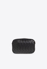 Bottega Veneta Mini Intrecciato Crossbody Bag Black 765911 V2HL1-8803