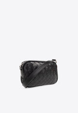 Bottega Veneta Mini Intrecciato Crossbody Bag Black 765911 V2HL1-8803